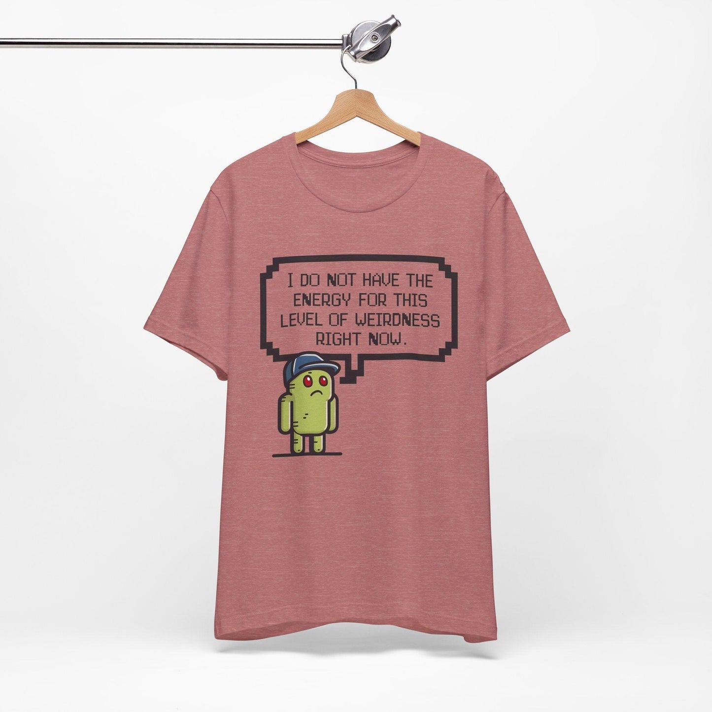 Pixelated Weary Gamer Tee - Text Tease