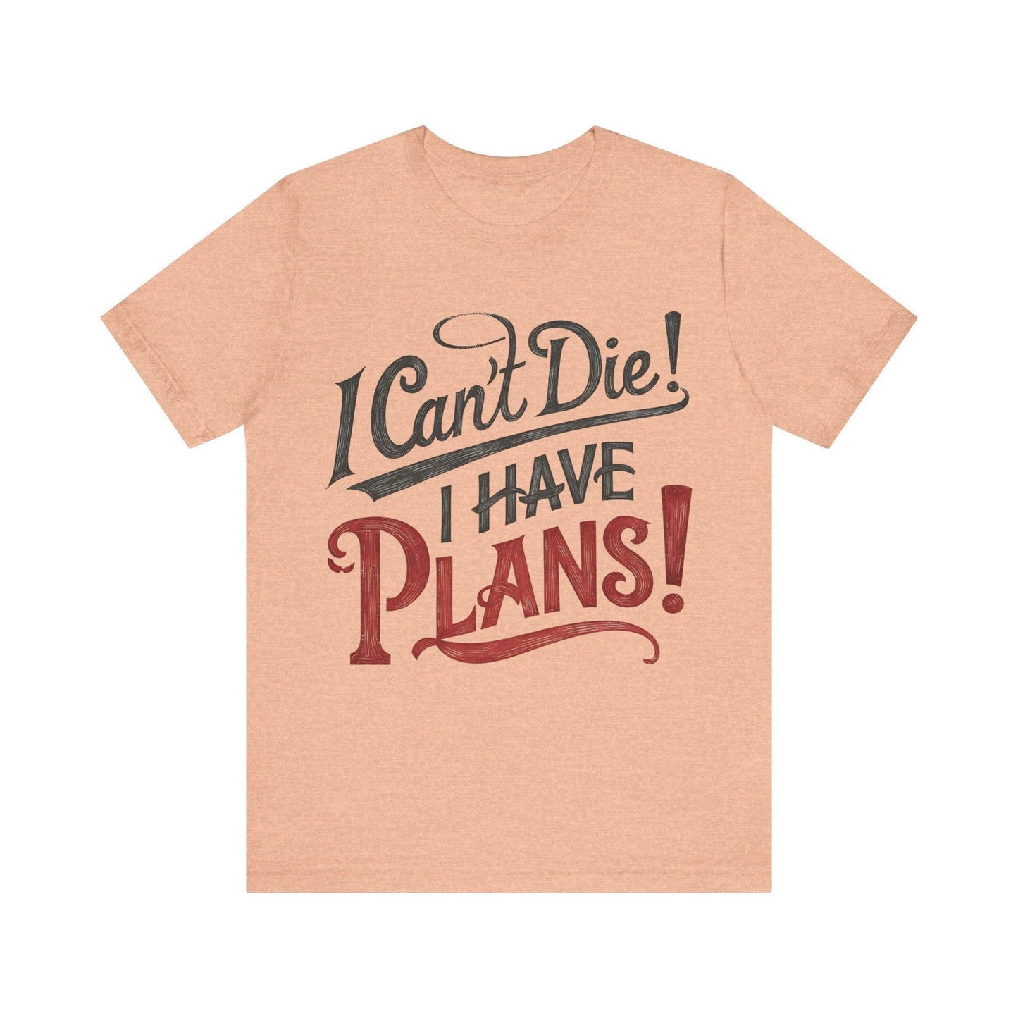 No Dying Only Plans Vintage Tee - Text Tease