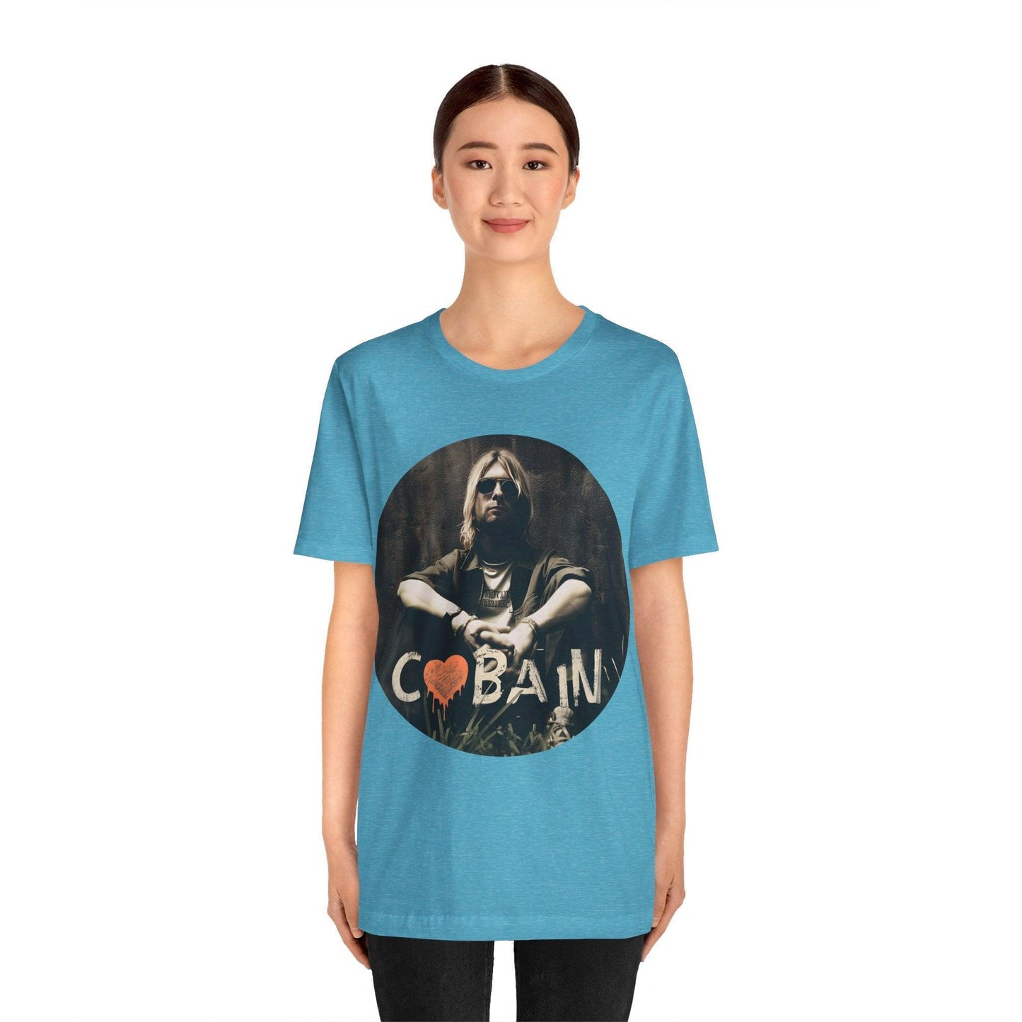 Nirvana Shirt - Kurt Cobain T Shirt - Text Tease