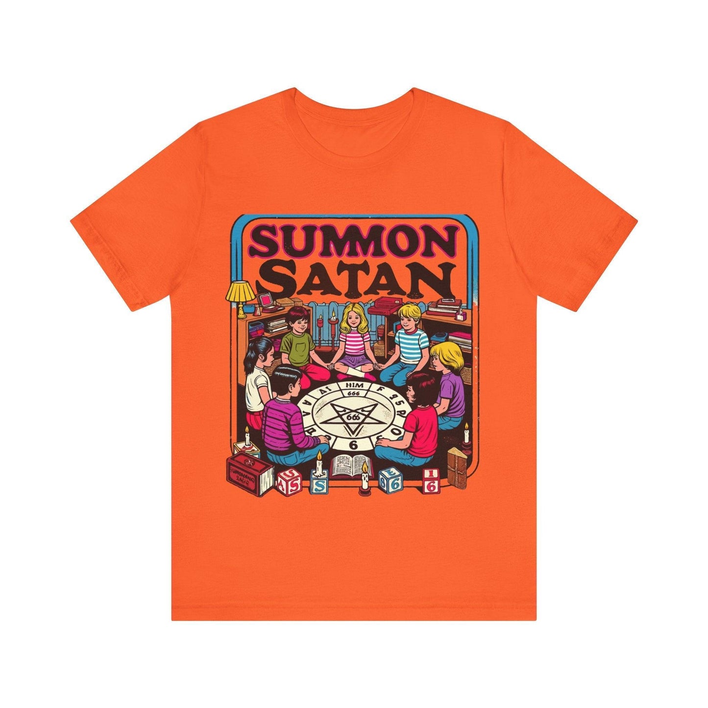 Summon Satan Retro Twist Tee - Text Tease