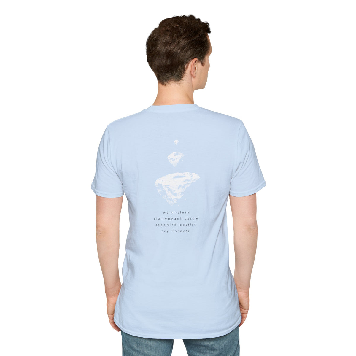Mr. Blindbandit light blue Softstyle graphic T-shirt, Gildan 64000 — product gallery image 10