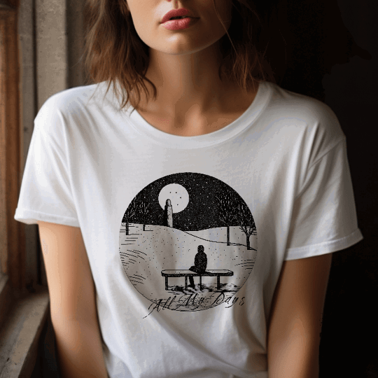 Alexi Murdoch T Shirt - "All My Days" - Text Tease