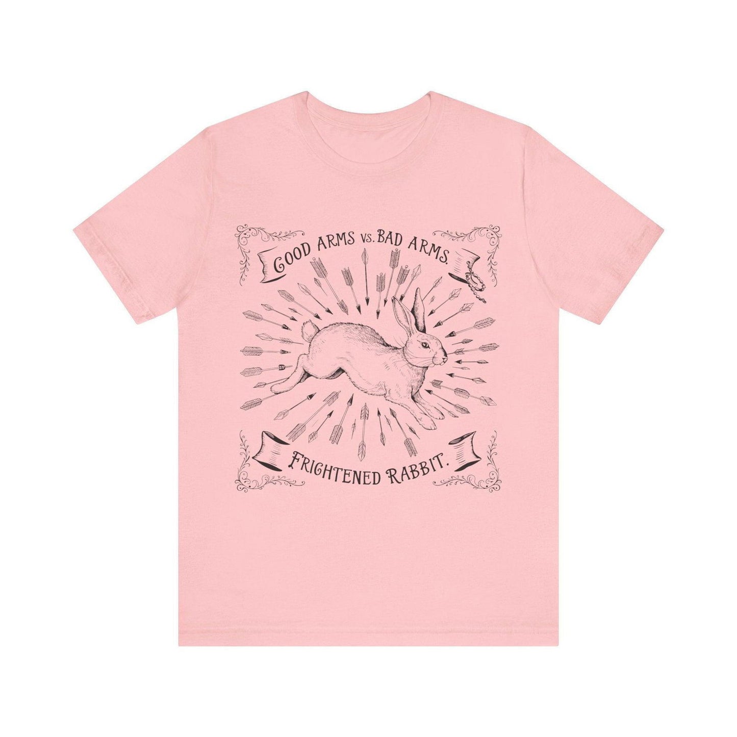 Frightened Rabbit - Good Arms vs Bad Arms T shirt - Text Tease