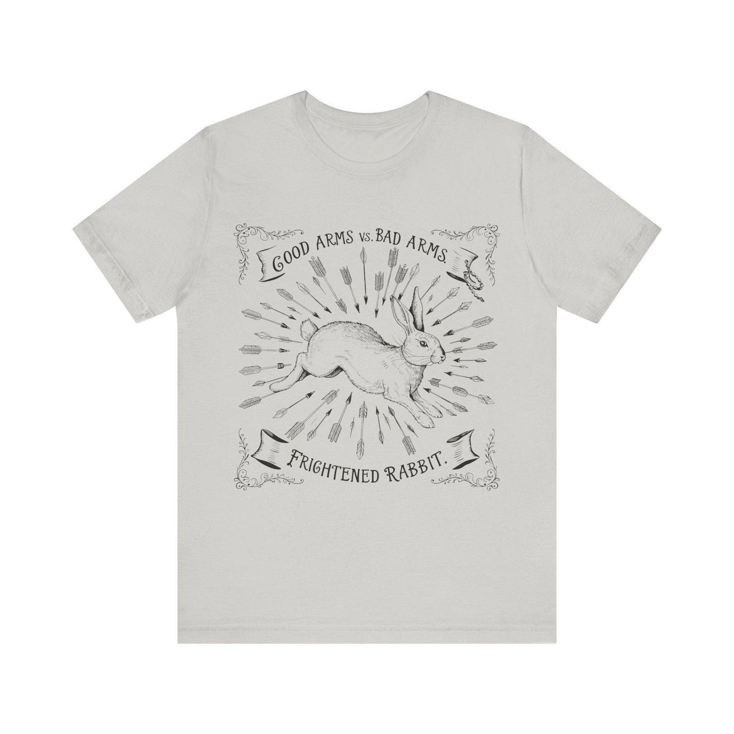 Frightened Rabbit - Good Arms vs Bad Arms T shirt - Text Tease