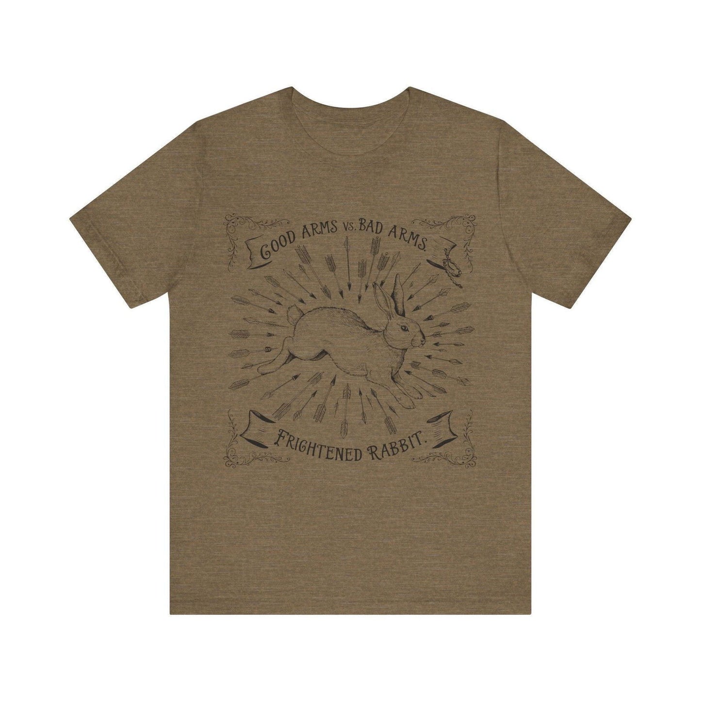 Frightened Rabbit - Good Arms vs Bad Arms T shirt - Text Tease
