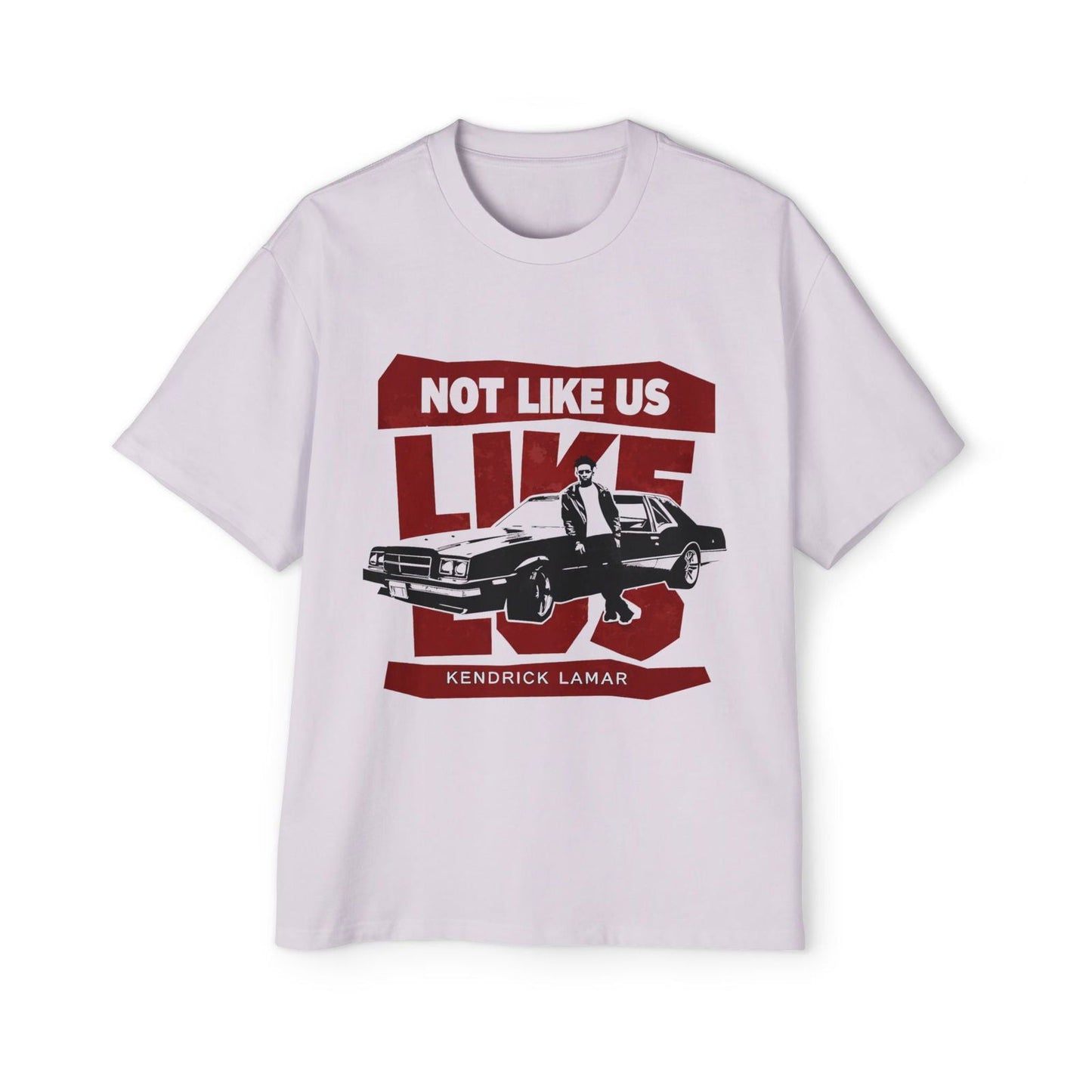 Kendrick Lamar Not Like Us Heavy Oversized Tee - Text Tease