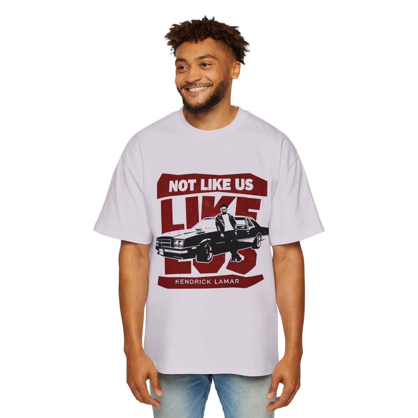 Kendrick Lamar Not Like Us Heavy Oversized Tee - Text Tease