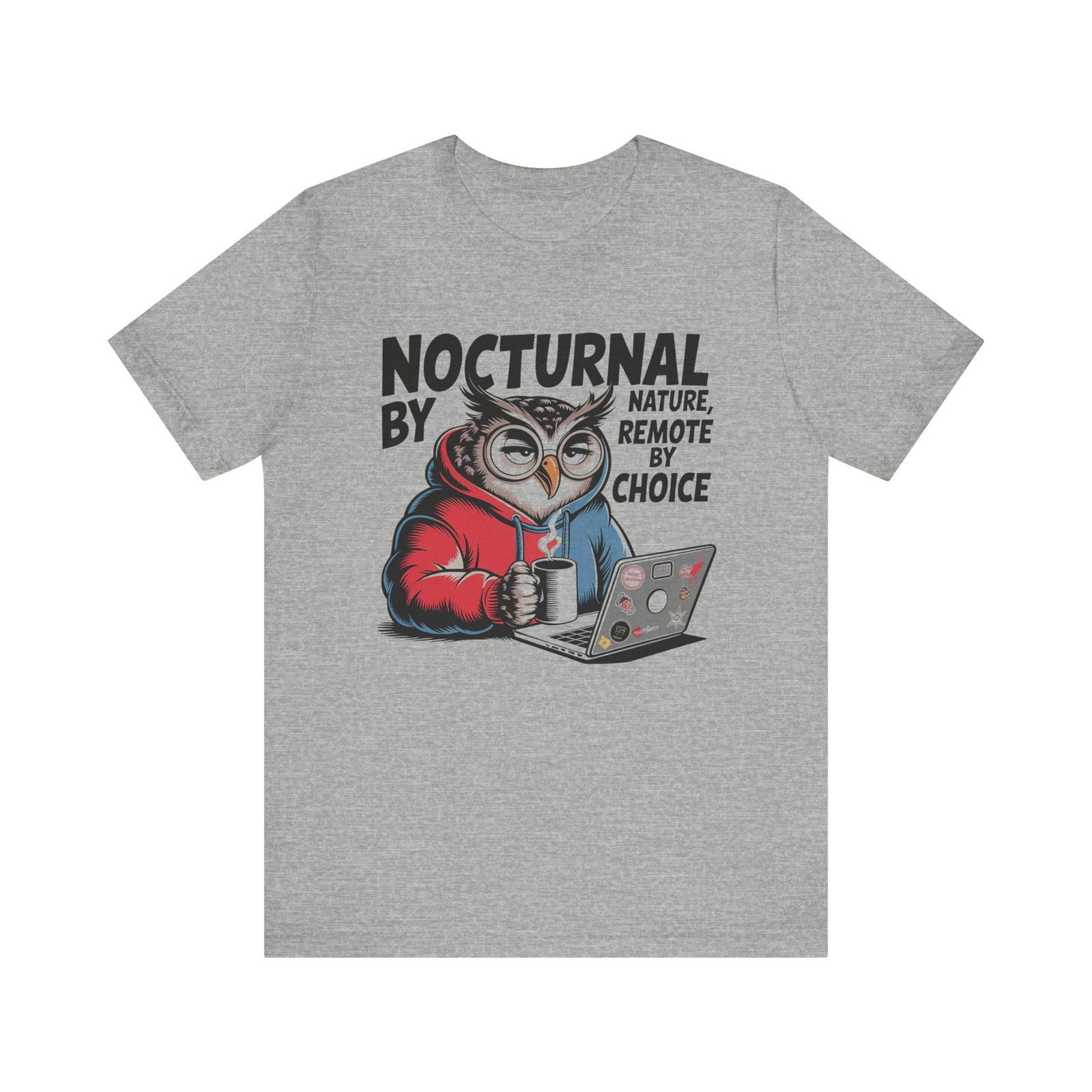Nocturnal Work From Home T-Shirt - Text Tease
