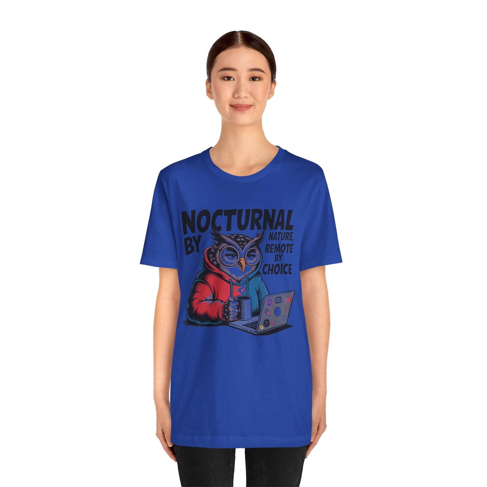 Nocturnal Work From Home T-Shirt - Text Tease