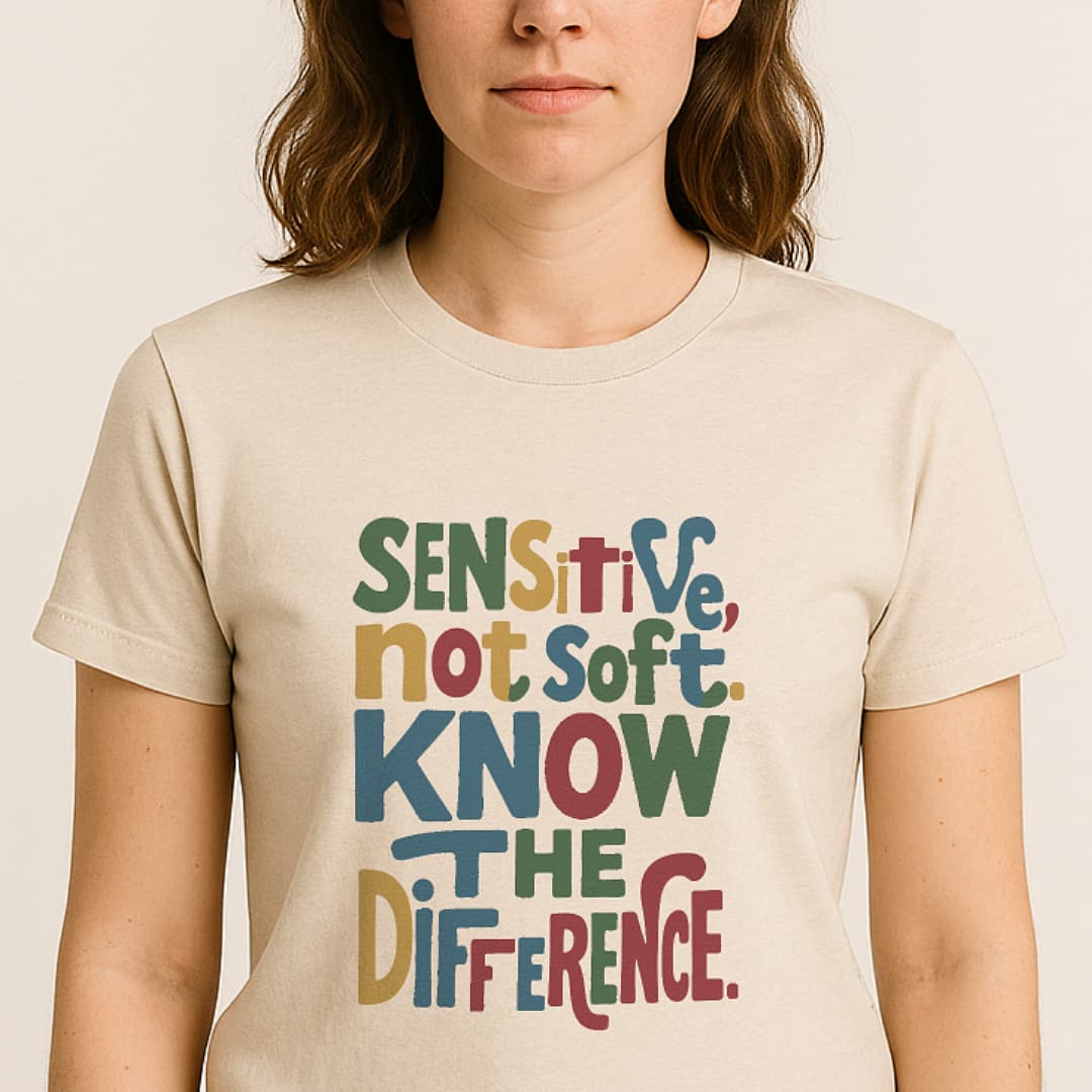 Minimalist quote tee for introverts seeking quiet self-expression