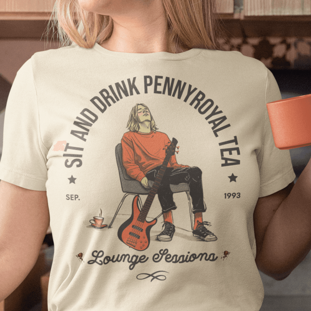 Nirvana Shirt - Pennyroyal Tea - Text Tease