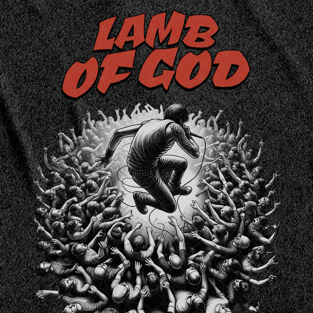 Lamb Of God Shirt - The Wall of Death - Text Tease