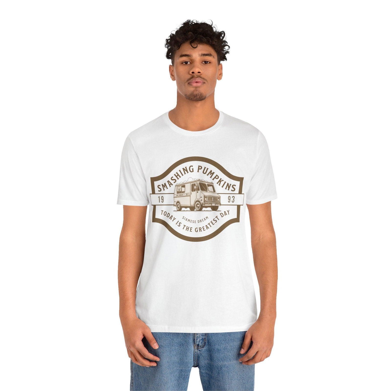 Smashing Pumpkins Shirt - "Today" Ice Cream Truck Design - Text Tease
