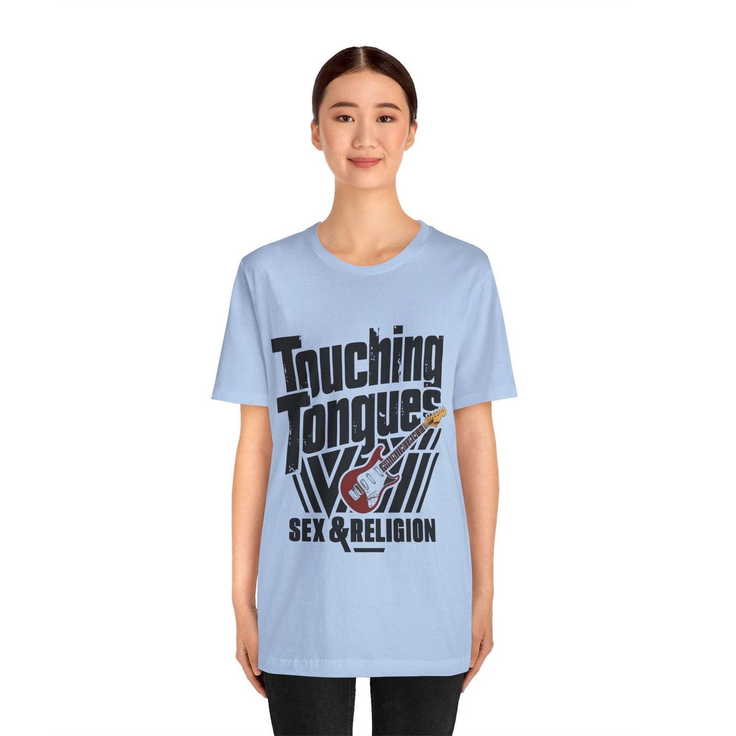 Steve Vai Graphic Tee - "Touching Tongues" - Text Tease