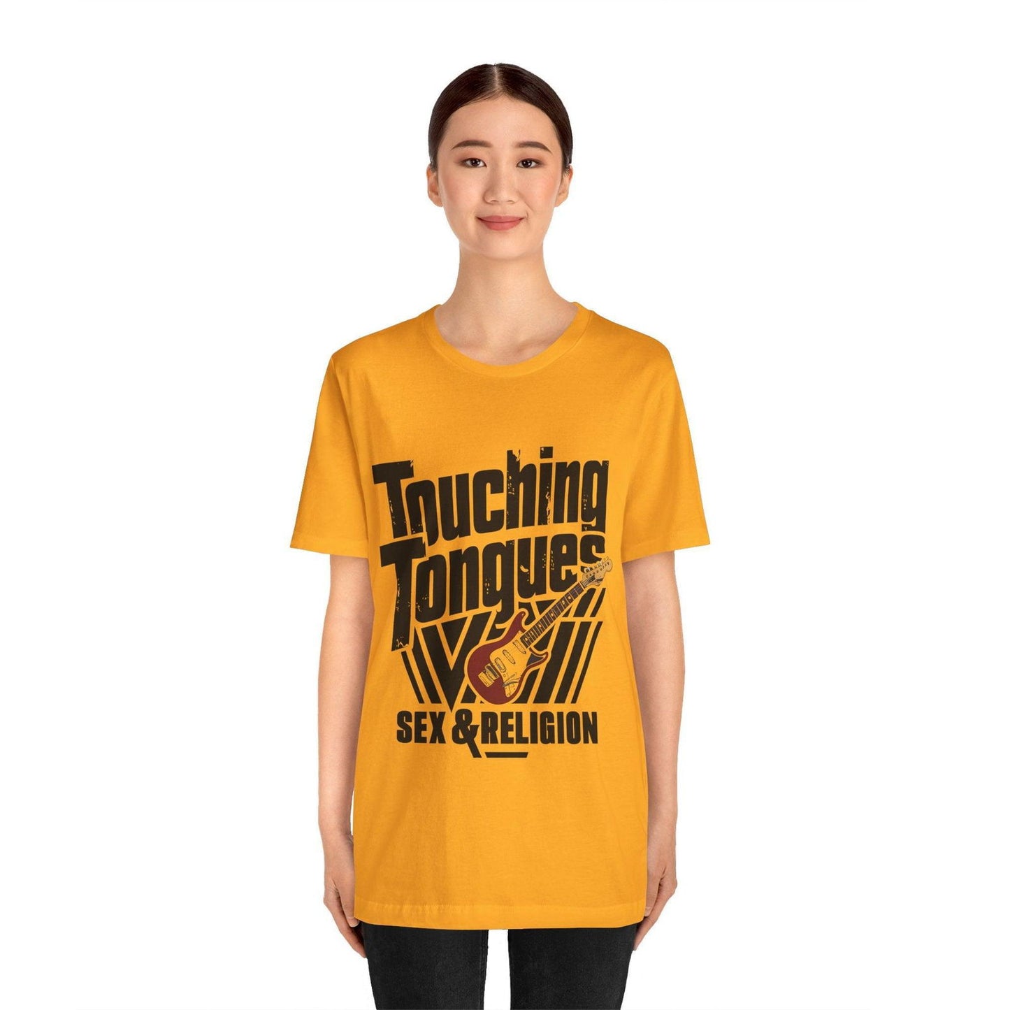 Steve Vai Graphic Tee - "Touching Tongues" - Text Tease