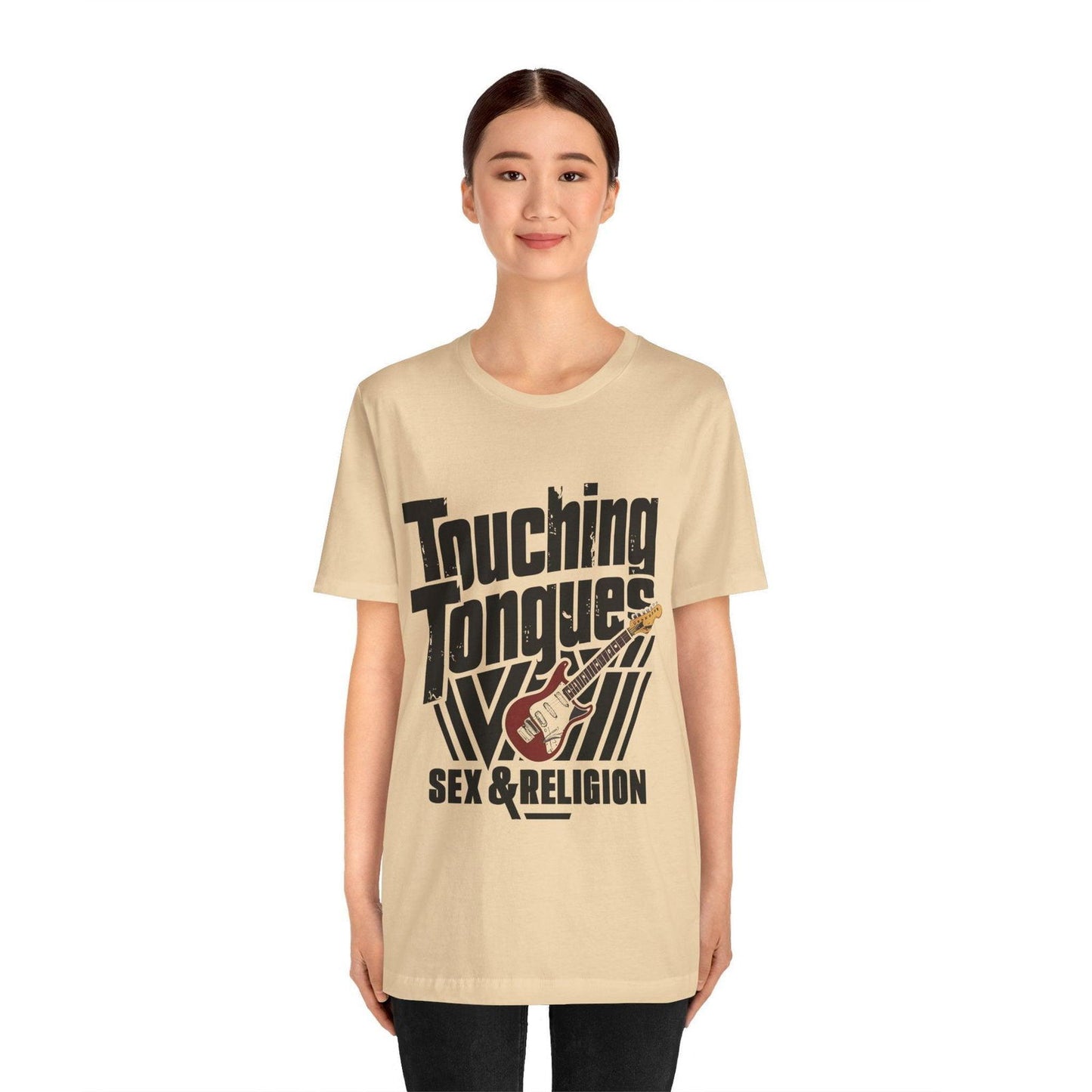 Steve Vai Graphic Tee - "Touching Tongues" - Text Tease