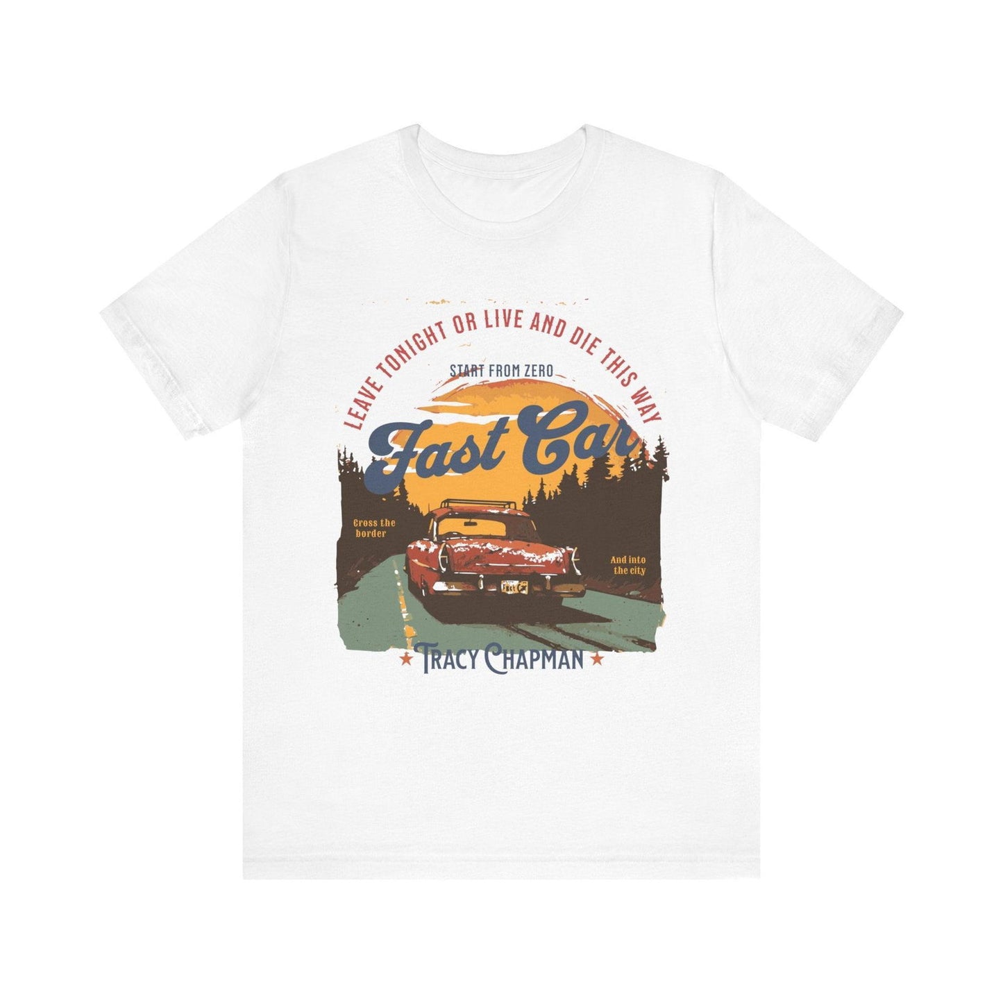 Tracy Chapman Shirt - "Fast Car" Vintage Band Tee - Text Tease