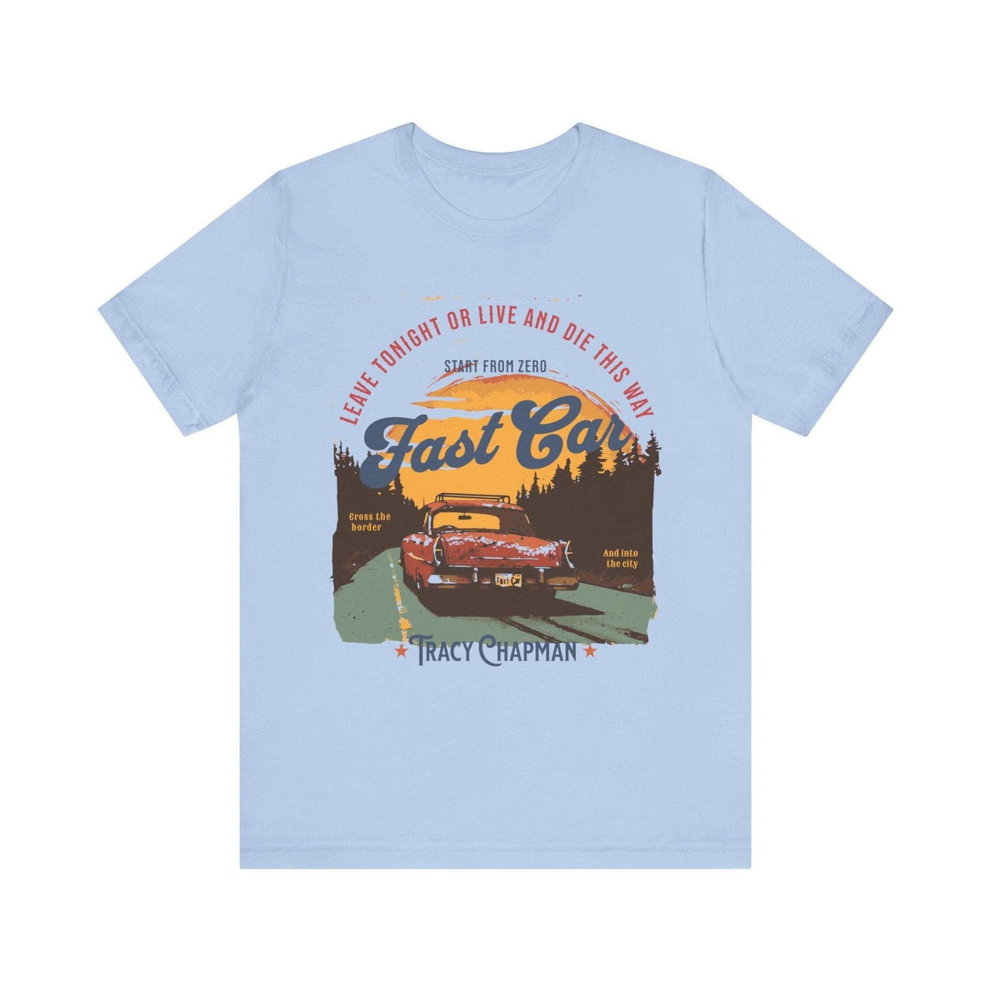 Tracy Chapman Shirt - "Fast Car" Vintage Band Tee - Text Tease