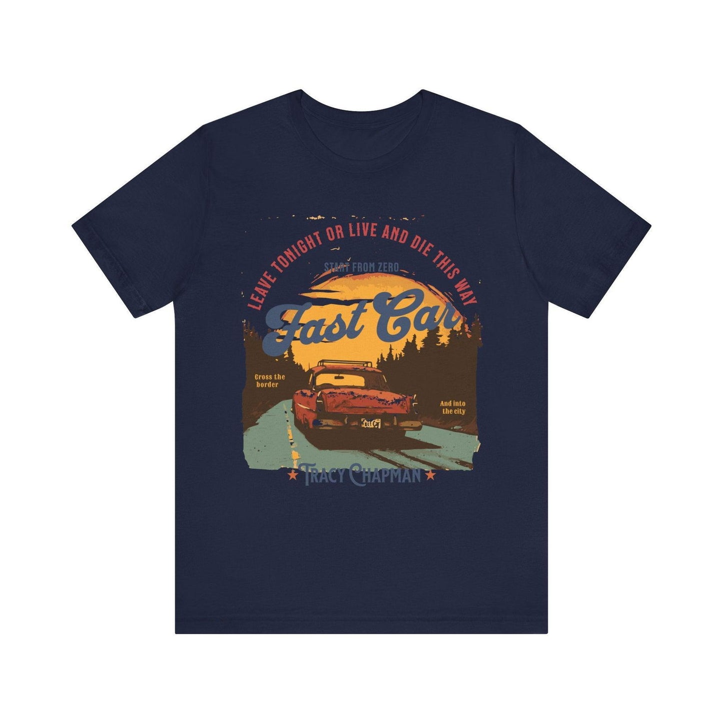 Tracy Chapman Shirt - "Fast Car" Vintage Band Tee - Text Tease