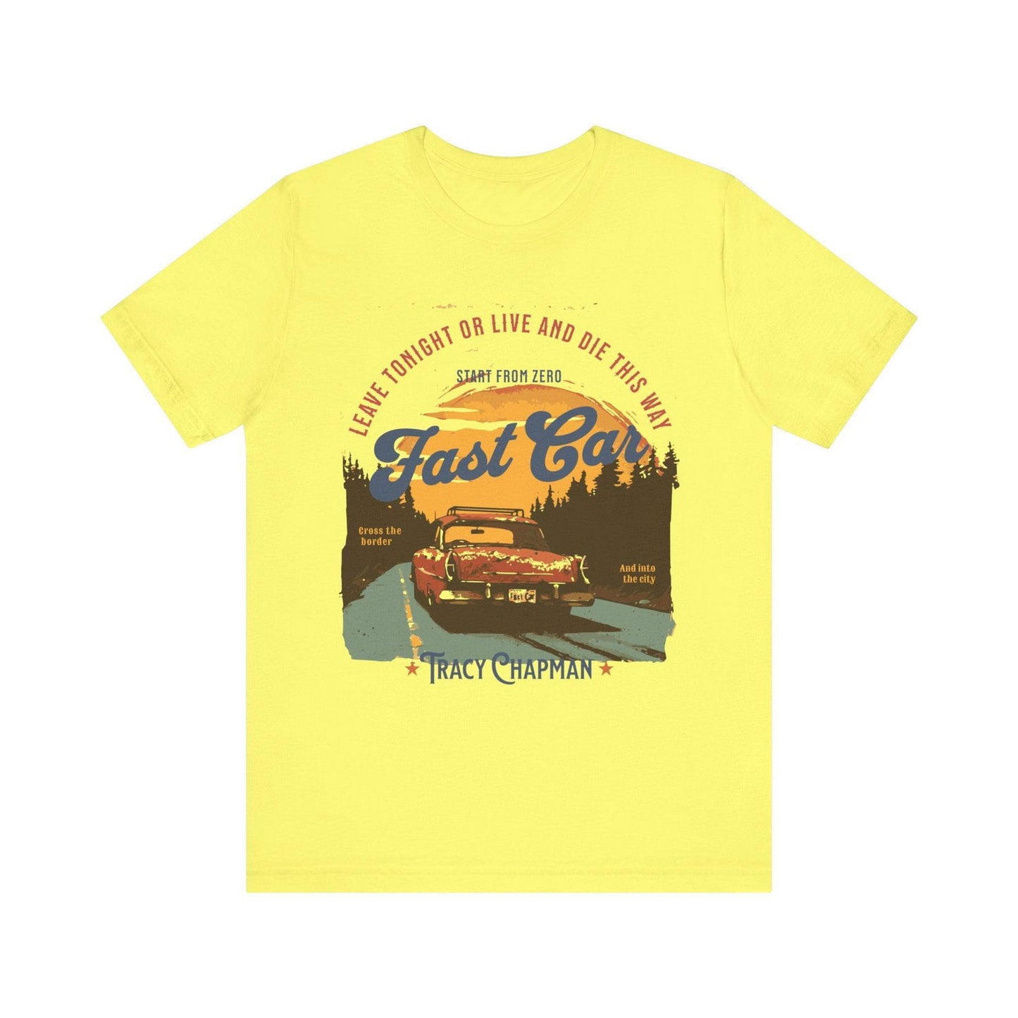 Tracy Chapman Shirt - "Fast Car" Vintage Band Tee - Text Tease