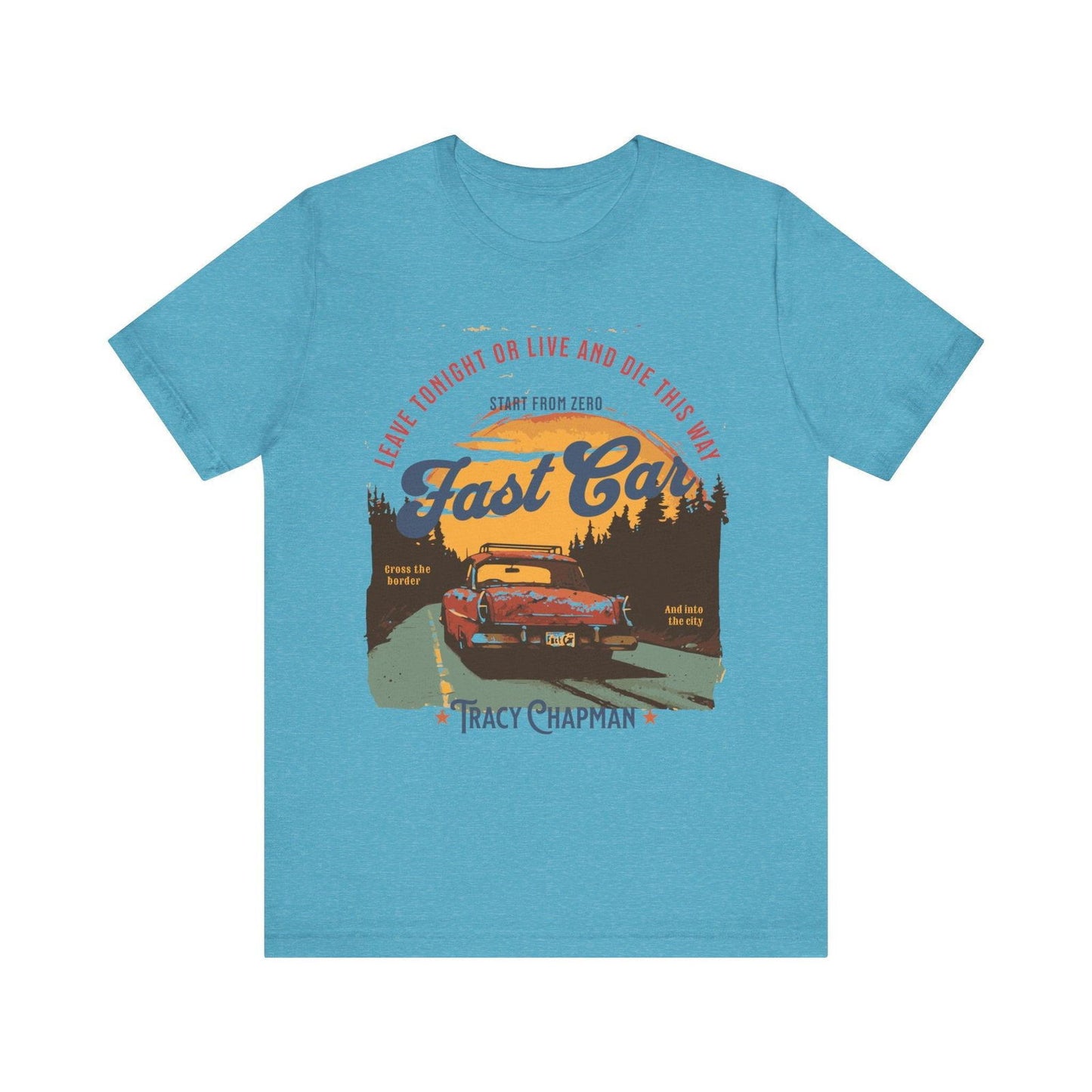 Tracy Chapman Shirt - "Fast Car" Vintage Band Tee - Text Tease