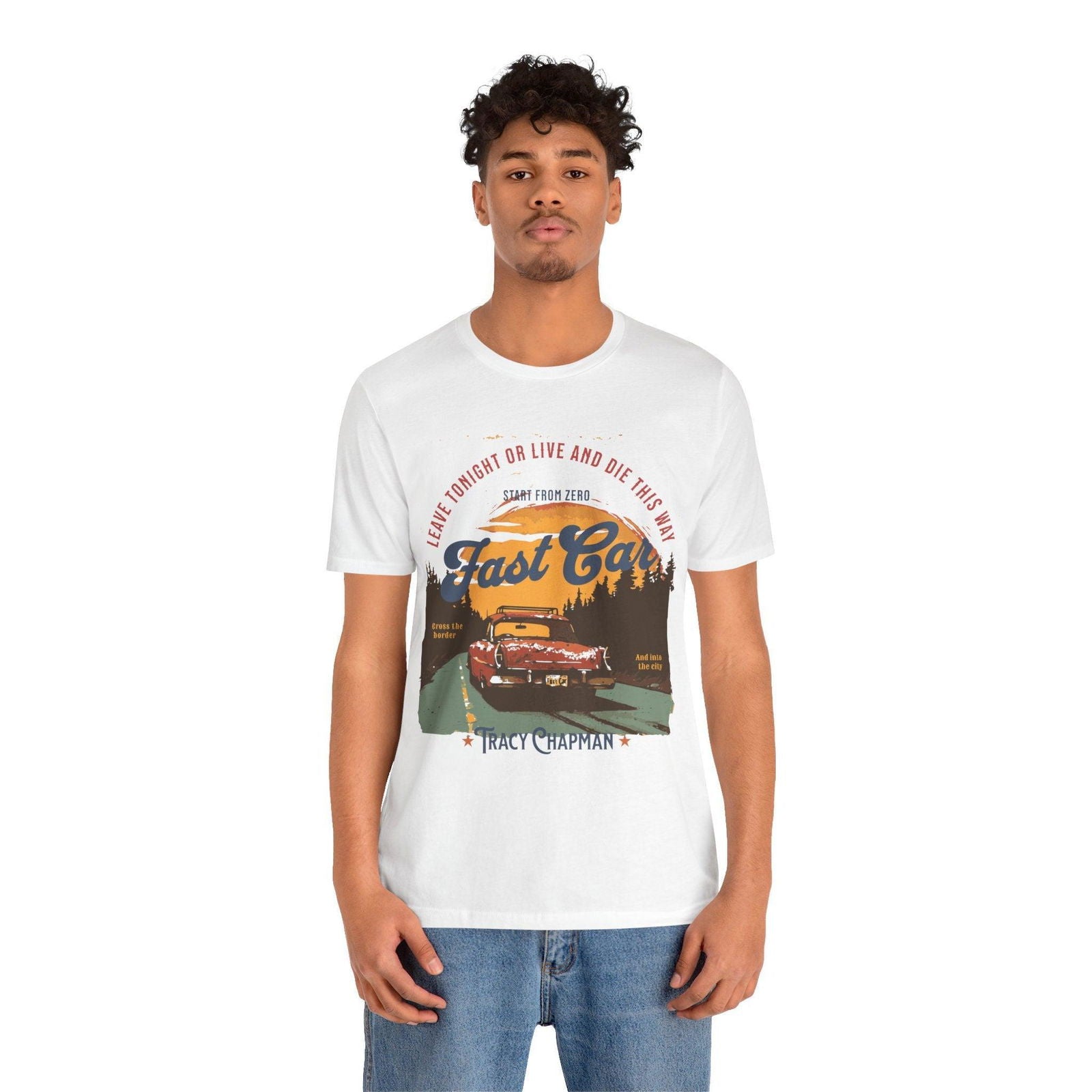Tracy Chapman Shirt - "Fast Car" Vintage Band Tee - Text Tease