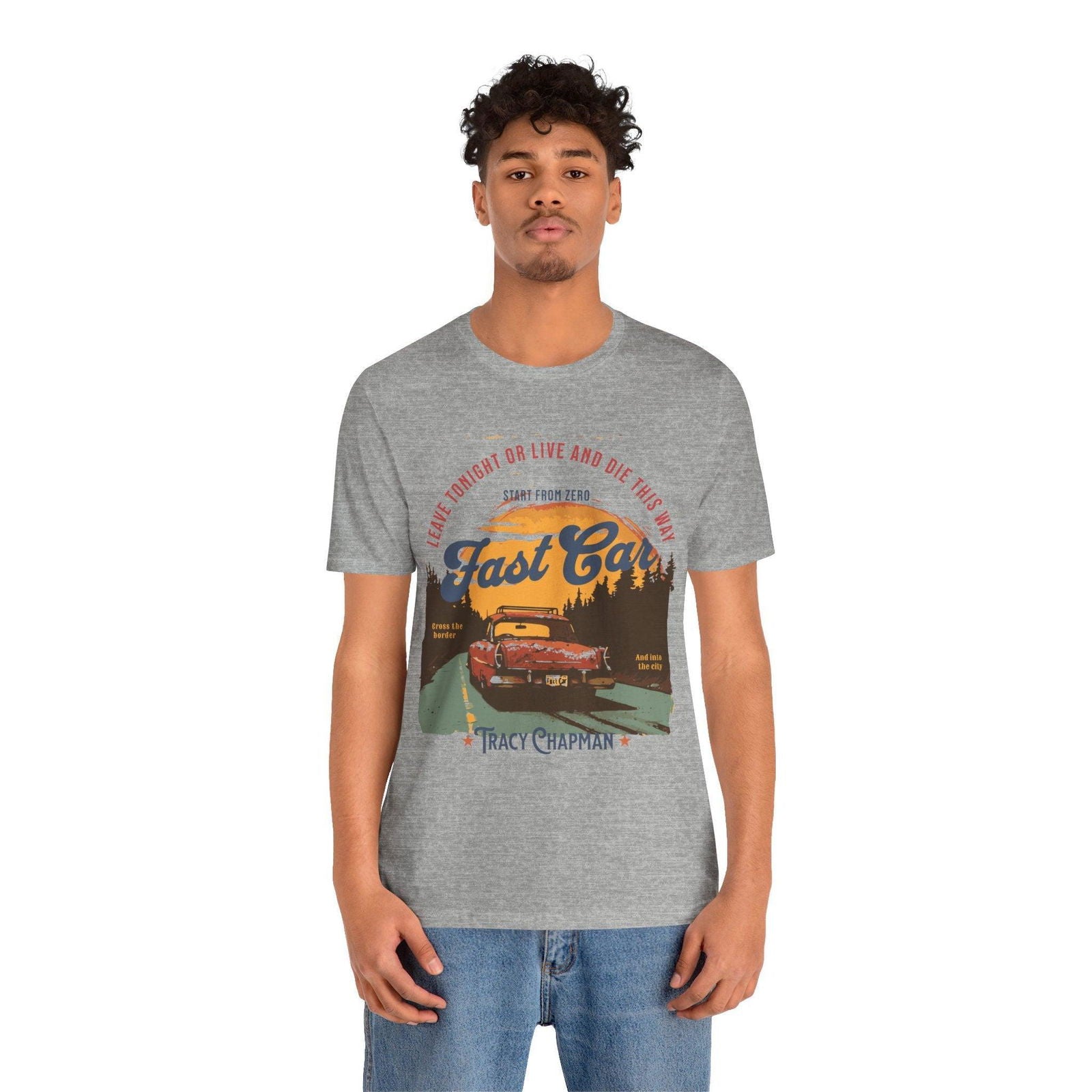 Tracy Chapman Shirt - "Fast Car" Vintage Band Tee - Text Tease