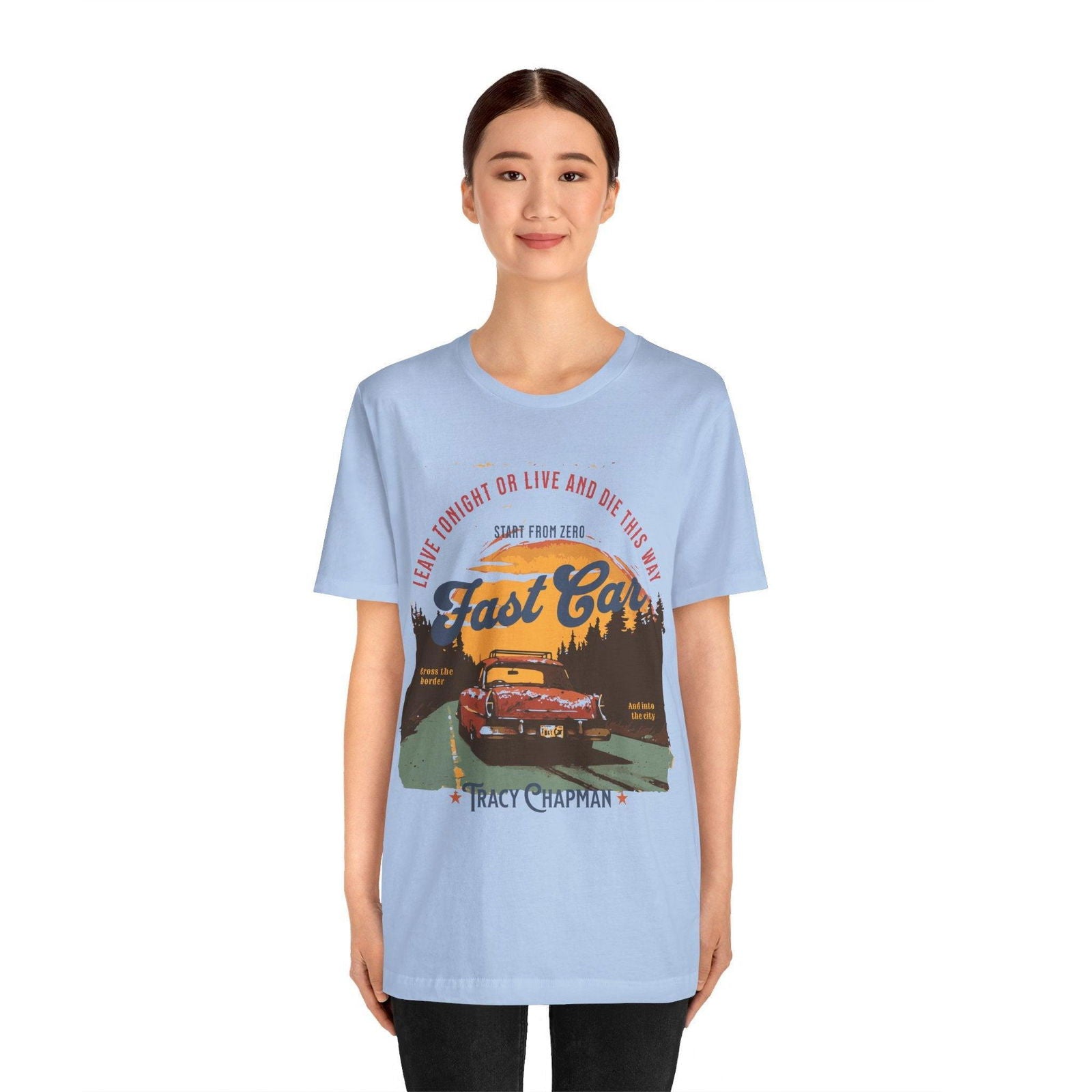 Tracy Chapman Shirt - "Fast Car" Vintage Band Tee - Text Tease