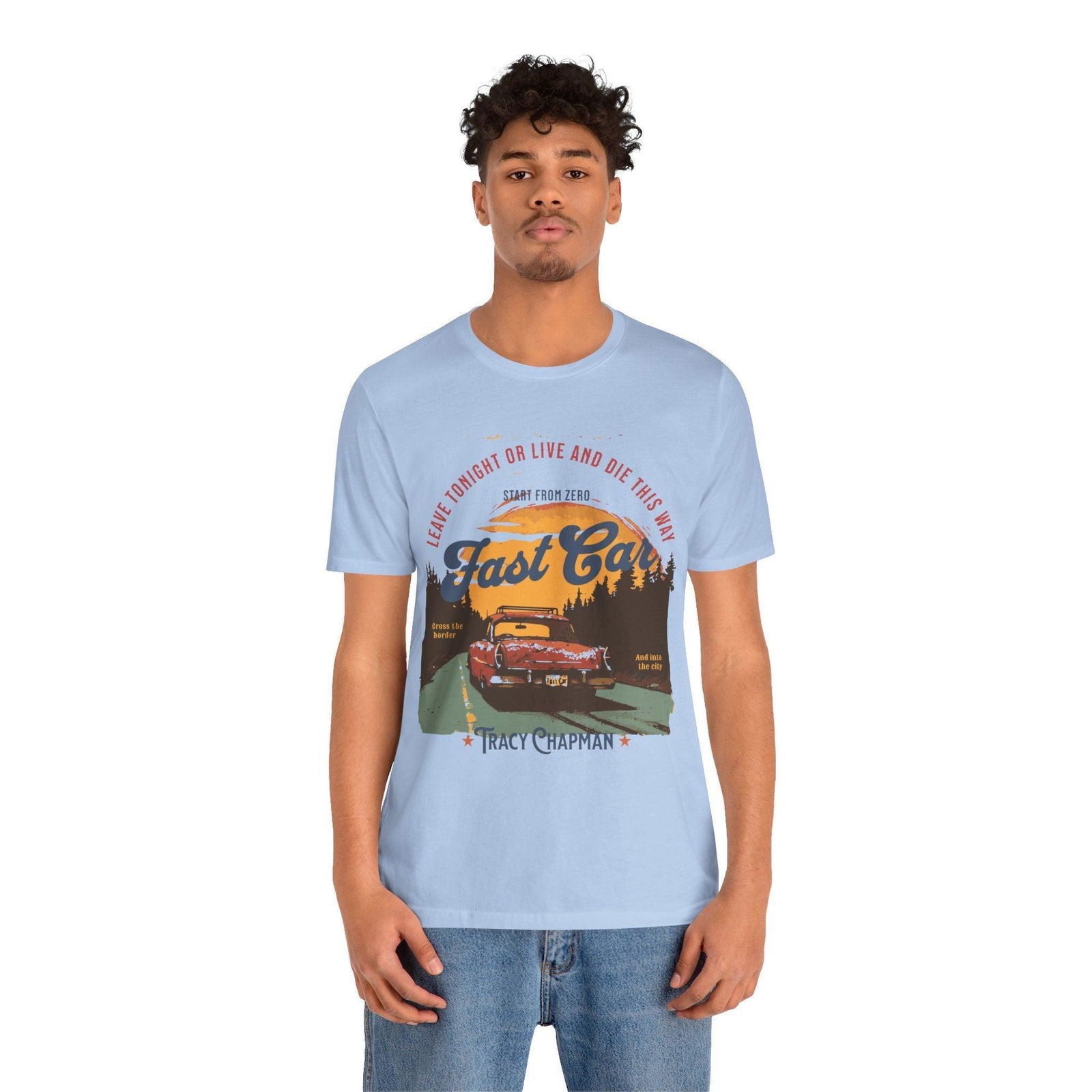 Tracy Chapman Shirt - "Fast Car" Vintage Band Tee - Text Tease