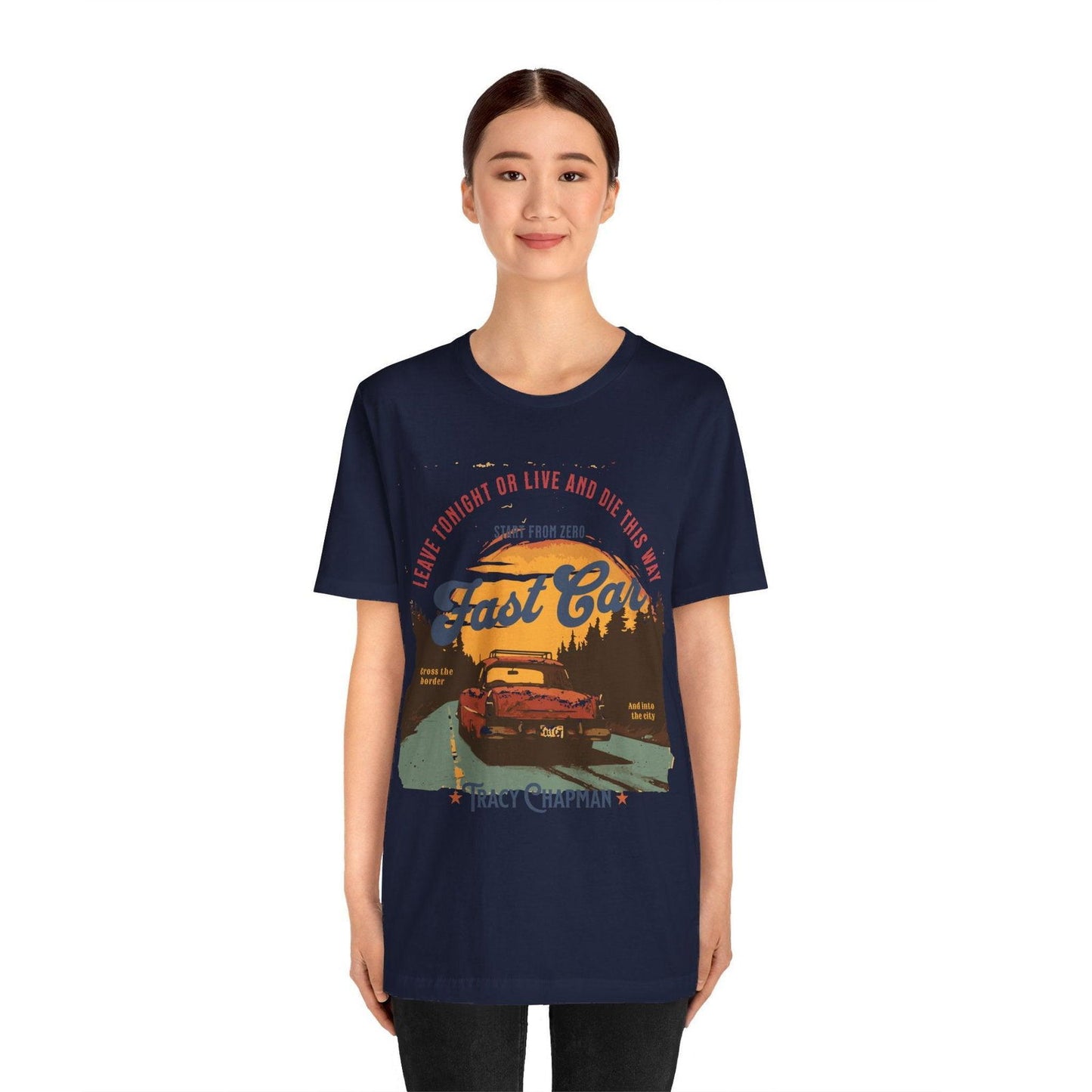 Tracy Chapman Shirt - "Fast Car" Vintage Band Tee - Text Tease