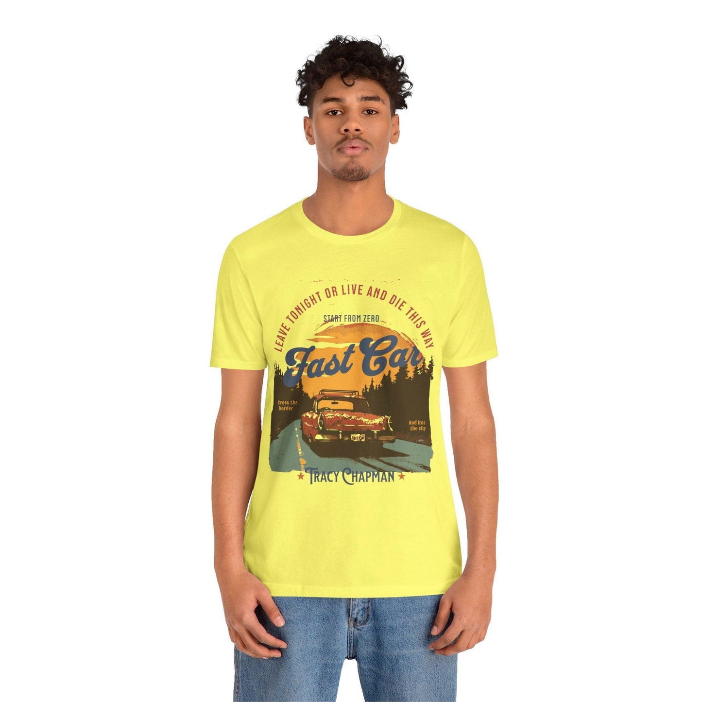 Tracy Chapman Shirt - "Fast Car" Vintage Band Tee - Text Tease