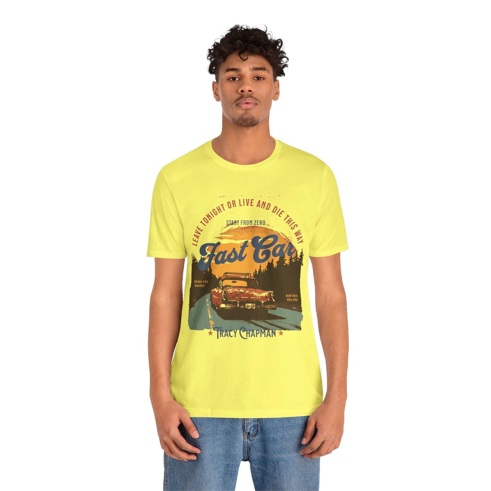Tracy Chapman Shirt - "Fast Car" Vintage Band Tee - Text Tease
