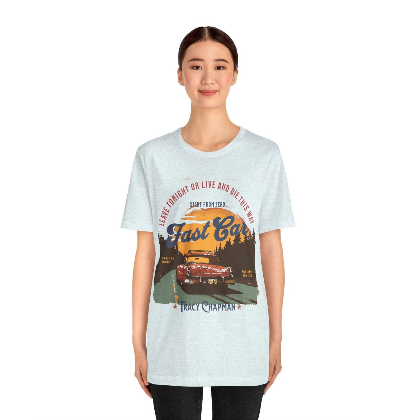 Tracy Chapman Shirt - "Fast Car" Vintage Band Tee - Text Tease