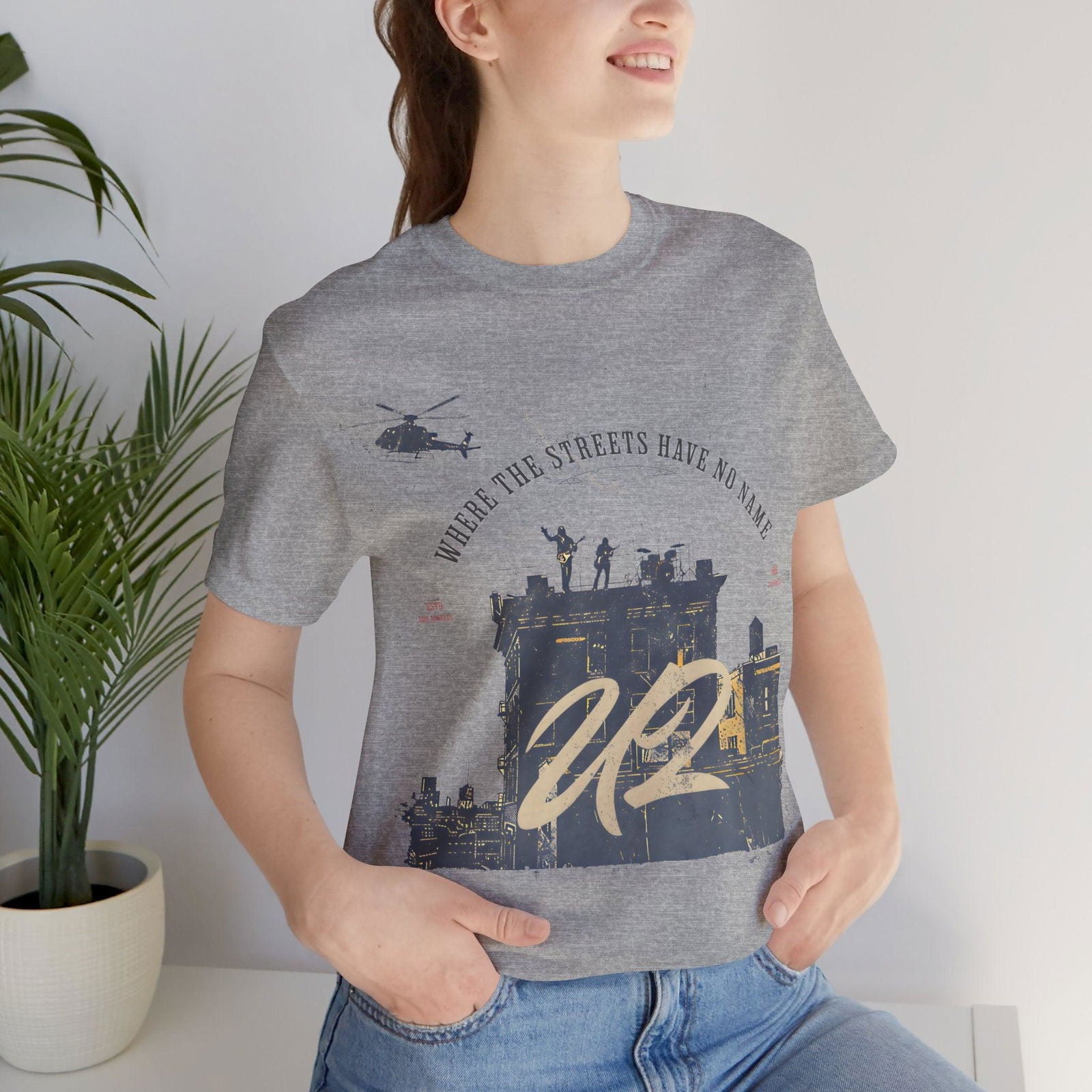 U2 Shirt - "Where the Streets Have No Name" - Text Tease