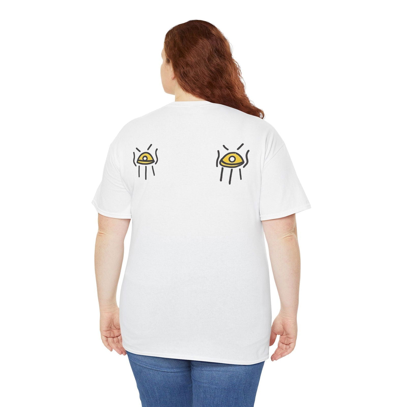 Unavailable Message T-Shirt with Radiant Design - Text Tease
