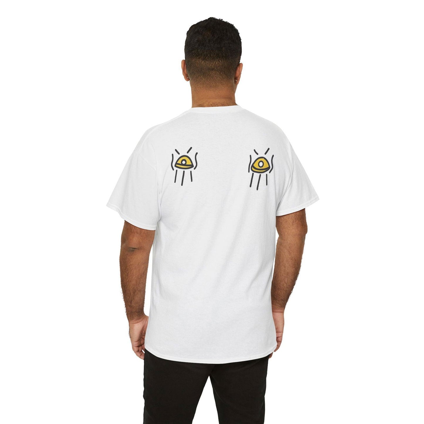 Unavailable Message T-Shirt with Radiant Design - Text Tease