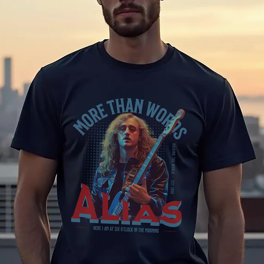 Alias Band More Than Words Tribute t shirt - Text Tease