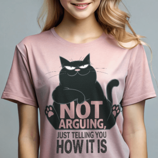 Text Tease | Funny Cat Shirt with Sarcastic Attitude - Text Tease