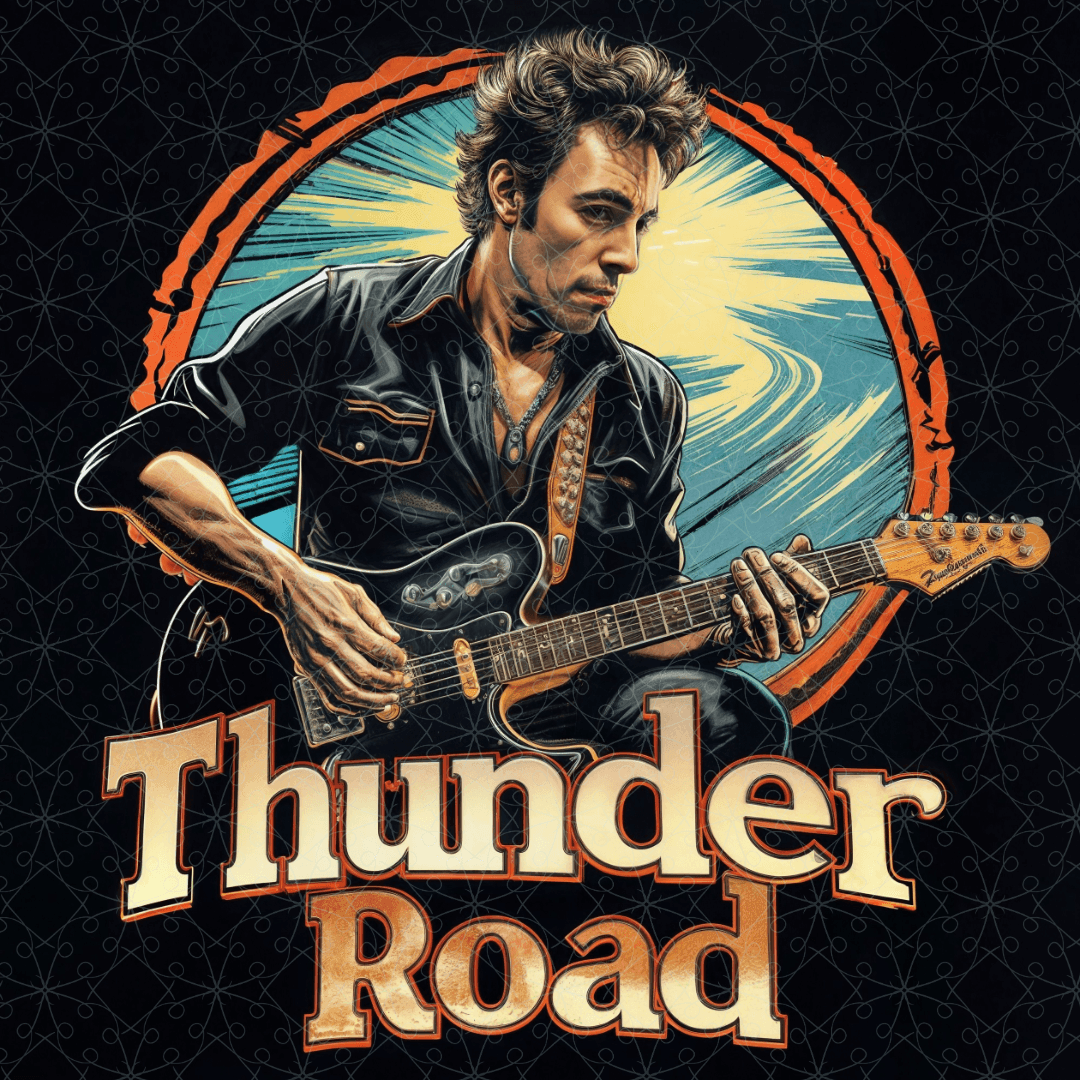 Bruce Springsteen Shirt Thunder road - Text Tease