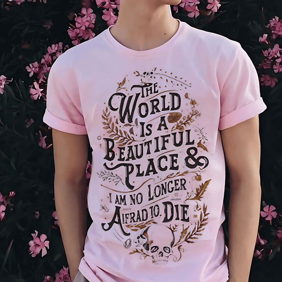 The World Is a Beautiful Place T Shirt - Vintage Emo Band Tee - Text Tease