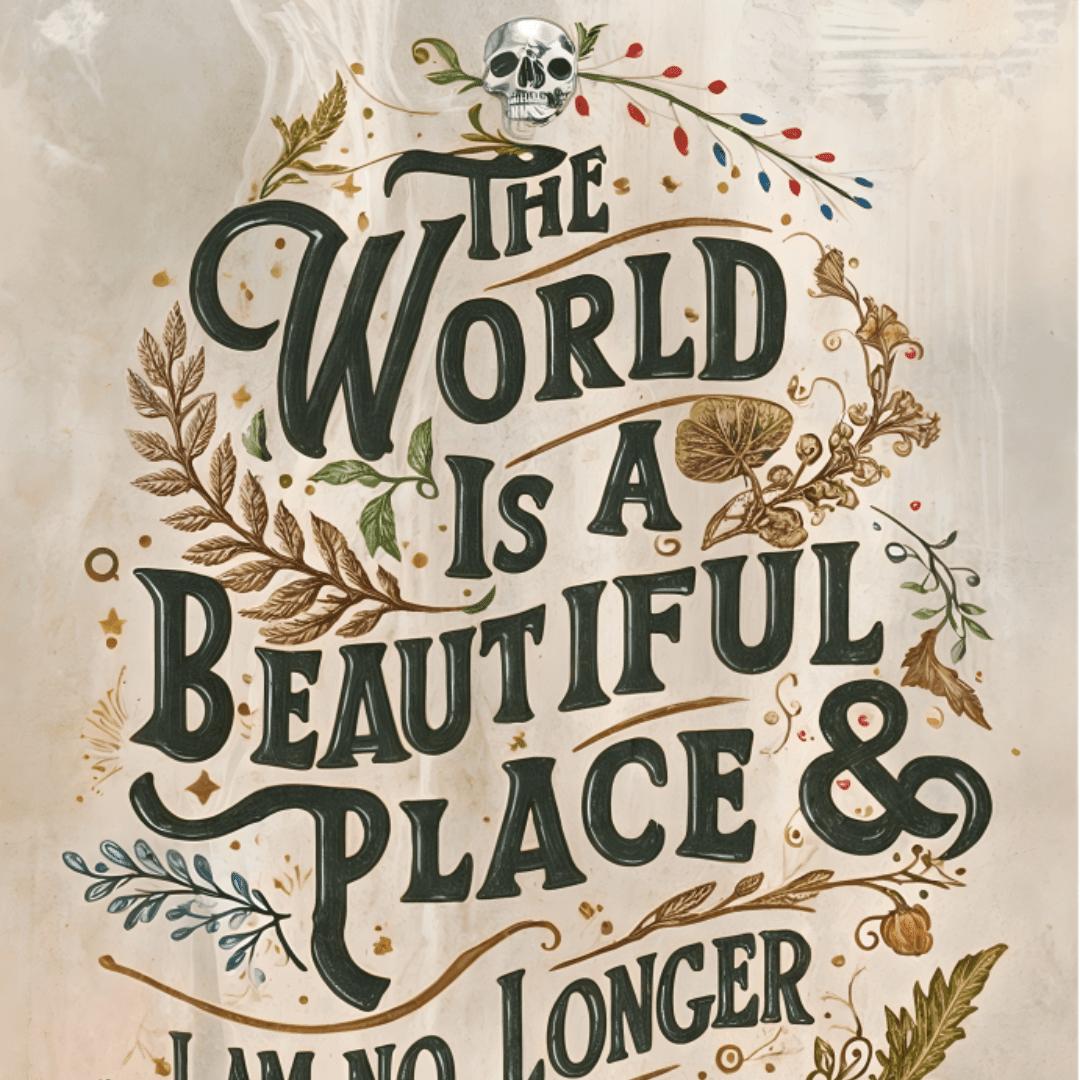 The World Is a Beautiful Place T Shirt - Vintage Emo Band Tee - Text Tease