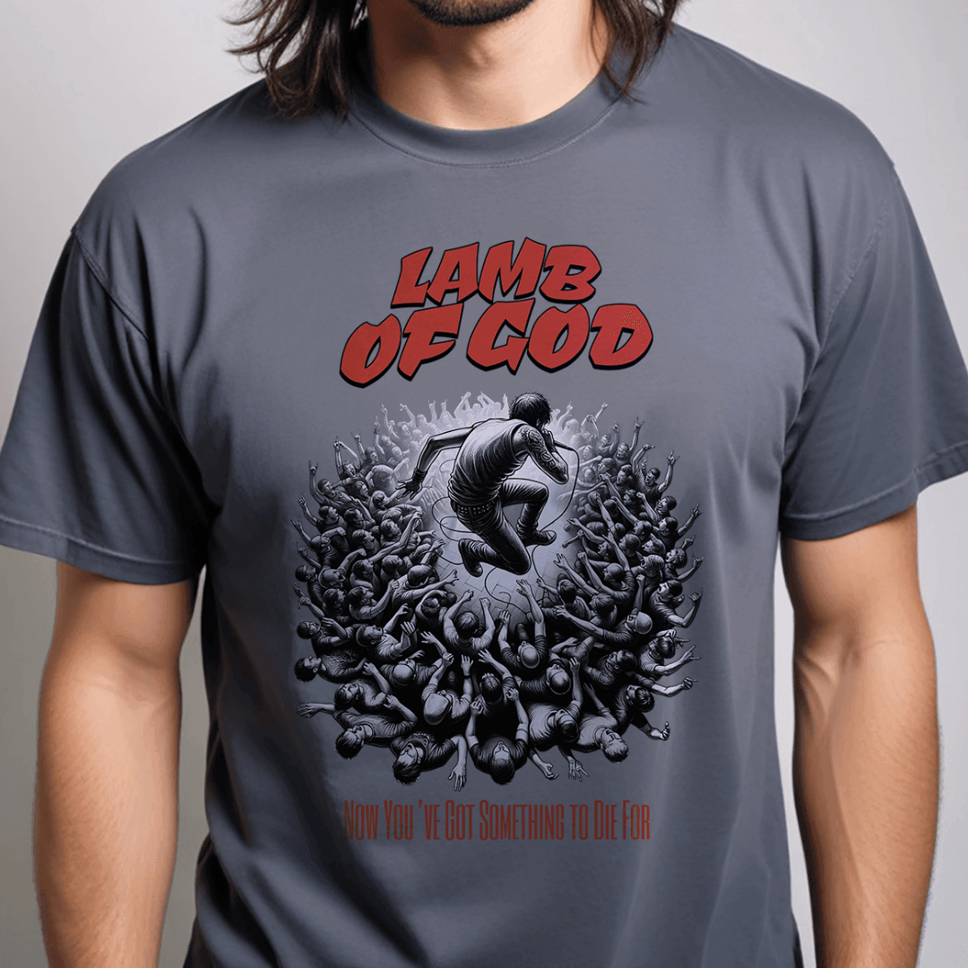 Lamb Of God Shirt - The Wall of Death - Text Tease