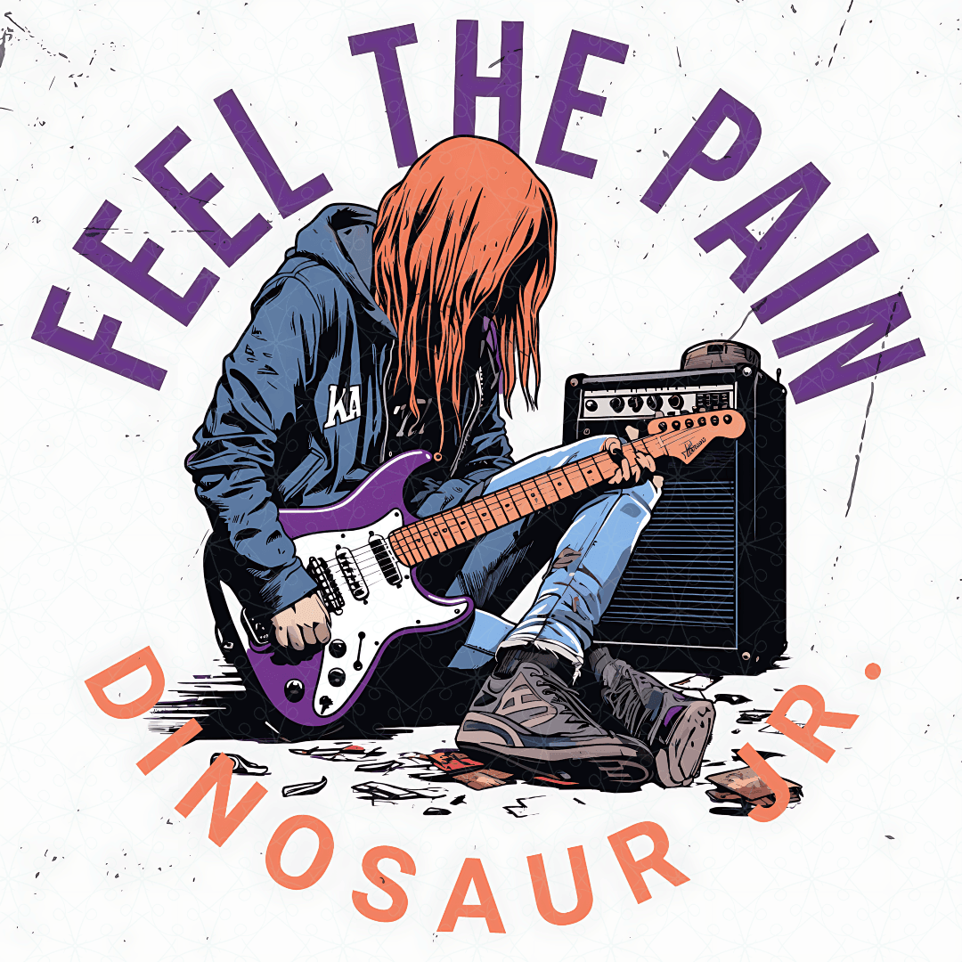 Dinosaur Jr Shirt - Feel the Pain T shirt - Text Tease