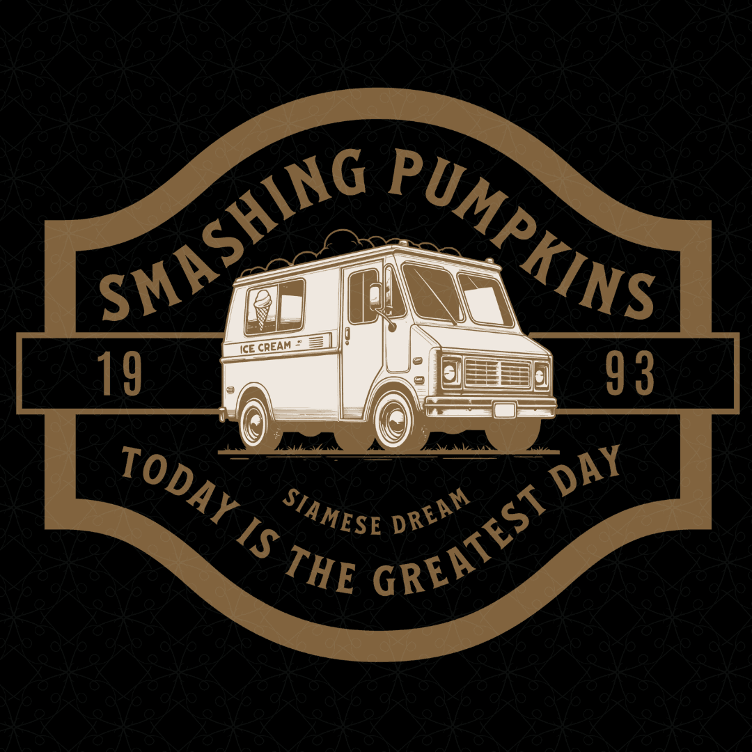 Smashing Pumpkins Vintage Ice Cream Truck Tee - Text Tease