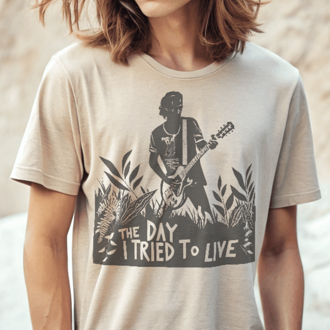 Vintage Chris Cornell Shirt - The Day I Tried to Live Tee - Text Tease