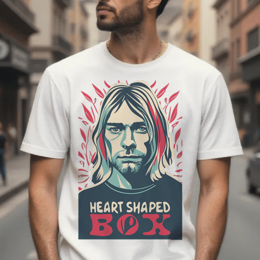 Nirvana Heart Shaped Box Shirt - Text Tease