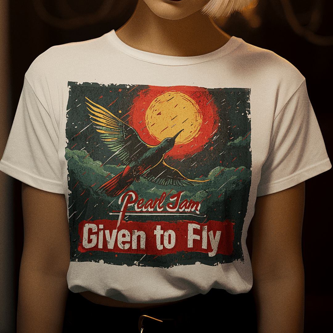 Pearl Jam Given to Fly Vintage Grunge Tee - Text Tease