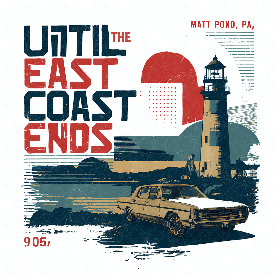 Matt Pond PA T Shirt - East Coast T shirt - Text Tease