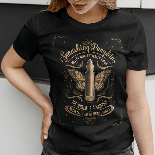 Smashing Pumpkins Shirt - "Bullet with Butterfly Wings"