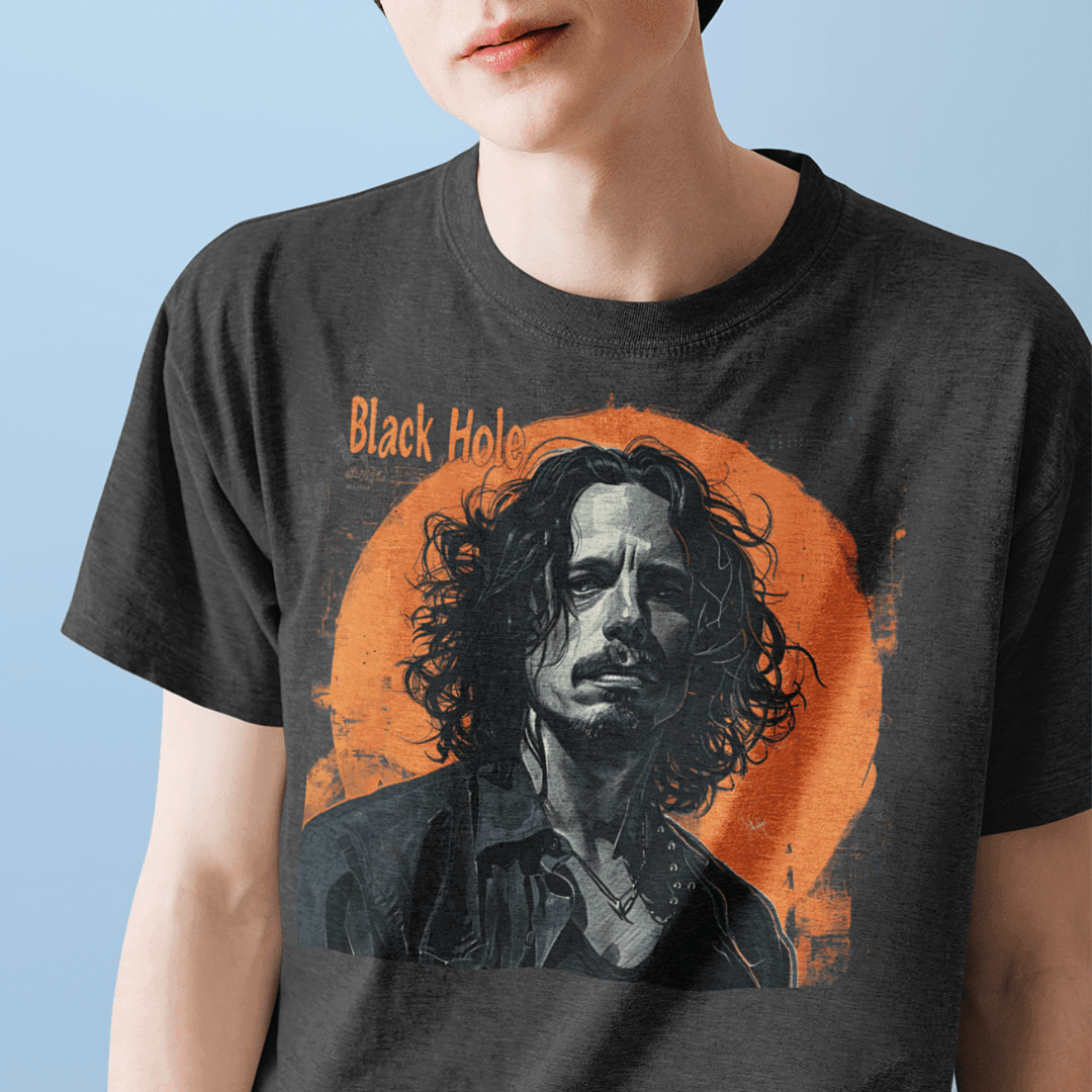 Vintage Chris Cornell Shirt - Black Hole Sun - Text Tease